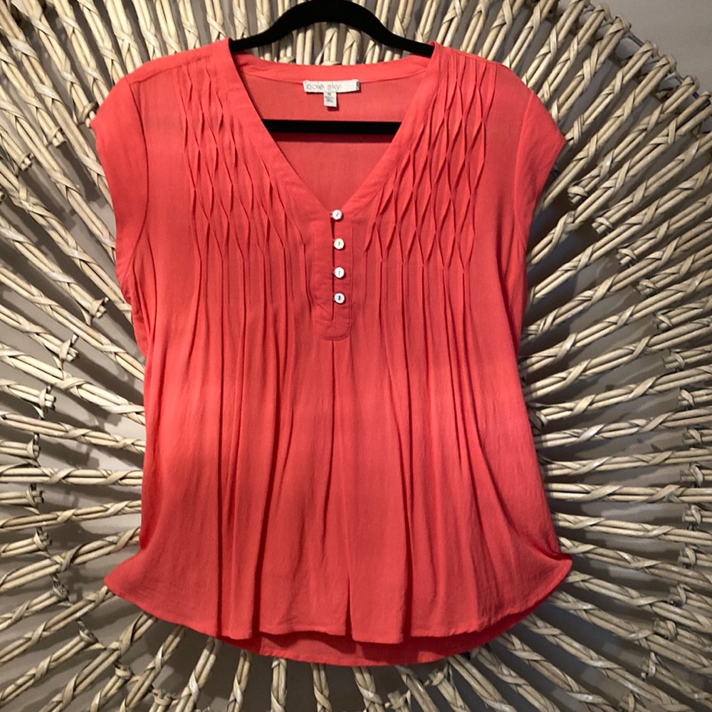 Pale Sky Coral Women’s Blouse